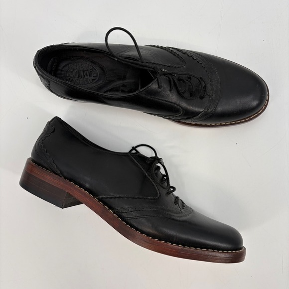 Wolverine 1,000 Mile Black Oxford Lace Up‎ Dress Shoe Size 7